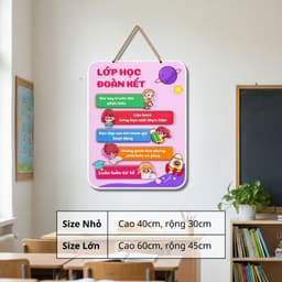 Bảng Treo Tường Trang Trí Lớp Học, Góc Học Tập Formex 9li BT01 - Bảng Cứng Treo Tường Decor, Trang Trí Lớp Học, Nhà Cửa 7