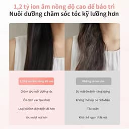 Máy Sấy Tóc Ion Âm Không Cánh Sấy 2 Chiều 3 Chế Độ Gió 3 Mức Nhiệt Kèm Hộp Đựng Cao Cấp_TH 6