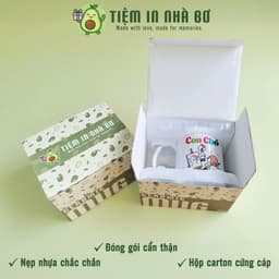 Ly sứ cốc sứ "KHÔNG ĐƯỢC ĐÁNH KHÁCH" & hình mèo dễ thương, quà tặng bạn bè CSKH, saler, freelancer, designer đồng nghiệp 2
