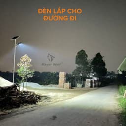 [CHÍNH HÃNG] Đèn năng lượng mặt trời công trình MayorWolf Đèn chuyên lắp công trình sáng 2-3 đêm mưa 3