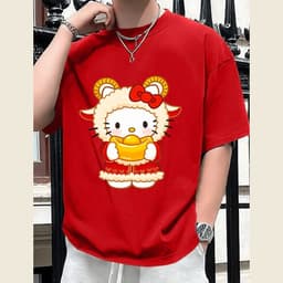 Áo Thun Tết HY KORÉ 3139 Nam Nữ Form Rộng Local brand Vải Cotton 100% Unisex Oversize 8