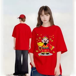 Áo Thun Tết HY KORÉ 3113 Nam Nữ Form Rộng Local brand Vải Cotton 100% Unisex Oversize 3