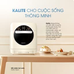 Nồi Chiên Hơi Nước Kalite Vapor, 15Lit - 2600w, Chiên Nướng Hấp Kết Hợp, Hàng Chính Hãng 2