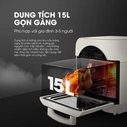 Nồi Chiên Hơi Nước Kalite Vapor, 15Lit - 2600w, Chiên Nướng Hấp Kết Hợp, Hàng Chính Hãng 7