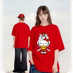 Áo Thun Tết HY KORÉ 3134 Nam Nữ Form Rộng Local brand Vải Cotton 100% Unisex Oversize 3