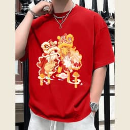 Áo Thun Tết HY KORÉ 3129 Nam Nữ Form Rộng Local brand Vải Cotton 100% Unisex Oversize 8