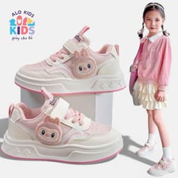 Giày Thể Thao Bé Gái Đế Mềm Nhẹ Chống Trơn – Giày Sneaker Công Chúa Cho Bé 3–12 Tuổi. C7 2