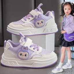 Giày Thể Thao Bé Gái Đế Mềm Nhẹ Chống Trơn – Giày Sneaker Công Chúa Cho Bé 3–12 Tuổi. C7 9