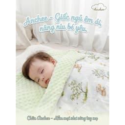 Chăn Đắp Trần Bông Cho Bé 100x120cm – Cotton Nỉ Hàn Cao Cấp, Bông Organic Kháng Khuẩn, Nhung Hạt Giữ Nhiệt 3