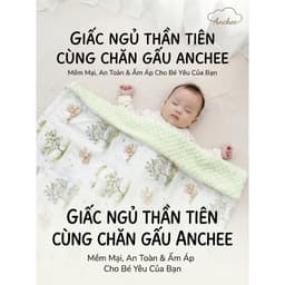 Chăn Đắp Trần Bông Cho Bé 100x120cm – Cotton Nỉ Hàn Cao Cấp, Bông Organic Kháng Khuẩn, Nhung Hạt Giữ Nhiệt 2