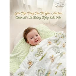 Chăn Đắp Trần Bông Cho Bé 100x120cm – Cotton Nỉ Hàn Cao Cấp, Bông Organic Kháng Khuẩn, Nhung Hạt Giữ Nhiệt 1