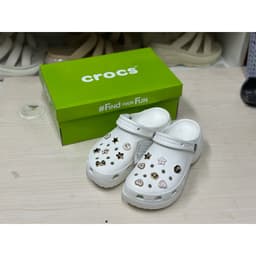 Sục Cross Platfom classic siêu nhẹ tăng 5cm chiều cao (tặng full charm) 6