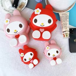 [SIZE LỚN] Túi đeo chéo nữ xách mỹ phẩm, sách, hình mickey chuột capybara gấu dâu lotso pikachu 5