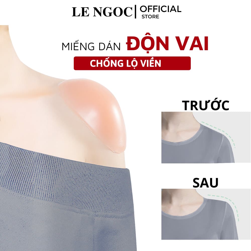 Set 2 Miếng Độn Vai Silicon Nâng Vai Tạo Dáng Định Hình