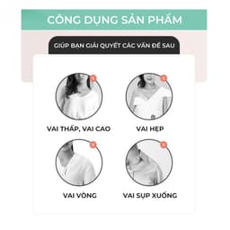 Set 2 Miếng Độn Vai Silicon Nâng Vai Tạo Dáng Định Hình 8