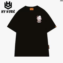 Áo Thun HY KORÉ Rabbit Mochi 2042 Form Rộng Localbrand Oversize Unisex Vải Cotton 75% Nam Nữ Mặc Đẹp 2