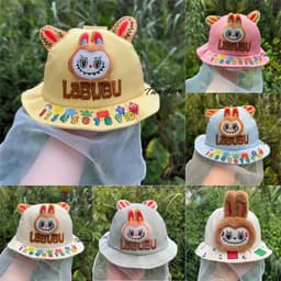 Nón bo lưới Labubu_ếch [sơ sinh đến 1 tuổi rưỡi ] nón chống bụi chống nắng cho bé 2
