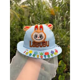 Nón bo lưới Labubu_ếch [sơ sinh đến 1 tuổi rưỡi ] nón chống bụi chống nắng cho bé 7