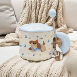 Cốc Sứ Có Nắp Kèm Thìa Pochacco Siêu Đáng Yêu - Kèm Hộp Xinh Tặng Sinh Nhật VINBEO 6
