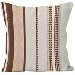 Gối tựa sofa, gối ôm phòng khách hoạ tiết TÔNG SỌC NÂU chất liệu nhung lông đào hiện đại 2