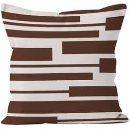 Gối tựa sofa, gối ôm phòng khách hoạ tiết TÔNG SỌC NÂU chất liệu nhung lông đào hiện đại 4