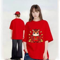 Áo Thun Tết HY KORÉ 3107 Nam Nữ Form Rộng Local brand Vải Cotton 100% Unisex Oversize 3
