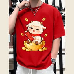 Áo Thun Tết HY KORÉ 3119 Nam Nữ Form Rộng Local brand Vải Cotton 100% Unisex Oversize 8
