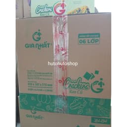 Thùng bánh 8 hộp Crackers Rau Củ 256g G1 - Bổ sung chất xơ, vitamin D, năng lượng cần thiết 5
