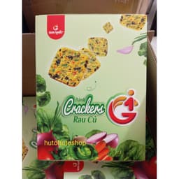 🔥 Bánh Crackers Rau Củ Gia Nhất Giòn Rụm – Bánh Ăn Kiêng Giàu Chất Xơ, Ăn Vặt Lành Mạnh | Hutohutoshop 3