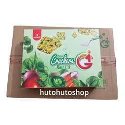 Thùng bánh 8 hộp Crackers Rau Củ 256g G1 - Bổ sung chất xơ, vitamin D, năng lượng cần thiết 2