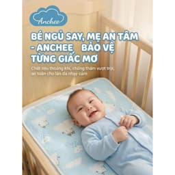 Chính hãngTấm Lót Chống Thấm Anchee 50x70 – Cotton Mềm, Thấm Hút Nhanh, Không Thấm Ngược 3