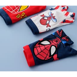(Loại Đẹp) Set 4 Quần chíp đùi chất cotton họa tiết Người Nhện Cotton cho bé trai mềm mịn thoáng khí, sịp đùi cho bé 7