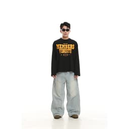Áo Thun Tay Dài Boxy VIBESTU '' Longsleev Member Only '' Form Unisex 250Gsm Cotton 7