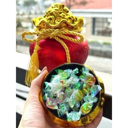 [HÀNG CÓ SẴN] Hũ Tài Lộc Thần Tài Kim Tiền Trang Trí Giỏ Quà Tết 2026 9