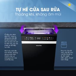 Máy Rửa Bát KALITE UltraWash Pro, 5 Tay Phun Chứa 15-17 Bộ Chén Đĩa - Siêu Tiết Kiệm, Rửa Sạch, Sấy Khô Khử Khuẩn 4