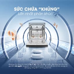 Máy Rửa Bát KALITE UltraWash Pro, 5 Tay Phun Chứa 15-17 Bộ Chén Đĩa - Siêu Tiết Kiệm, Rửa Sạch, Sấy Khô Khử Khuẩn 6
