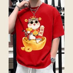 Áo Thun Tết HY KORÉ 3118 Nam Nữ Form Rộng Local brand Vải Cotton 100% Unisex Oversize 8