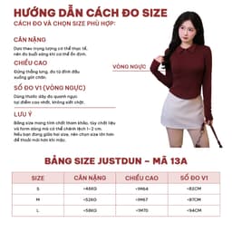[Mở Bán] Áo Thun Nữ JUSTDUN 13A - Tay Dài, Ôm Body, Cổ Bẻ Phối Khóa Kéo, Dáng Vạt Bầu, Cotton Mịn 4