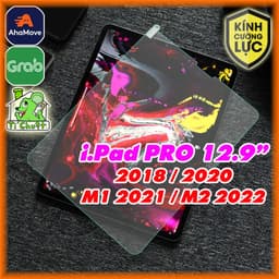 [Ảnh Thật] Kính CL iPad PRO 12.9" 2018/ 2020/ M1 2021/ M2 2022 Cường Lực 2.5D 9H-2.5D Trong Suốt 1