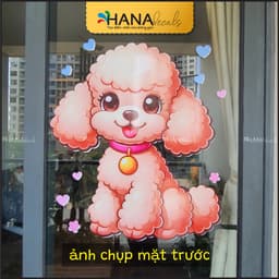 Decal Dán Kính PET SHOP Trang Trí Cửa Hàng Thú Cưng Chống Nước, Bền Đẹp - PETS07 - Hana Decals 4