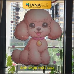 Decal Dán Kính PET SHOP Trang Trí Cửa Hàng Thú Cưng Chống Nước, Bền Đẹp - PETS07 - Hana Decals 5
