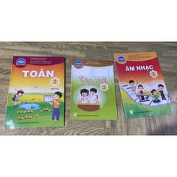 Combo vở toán mĩ thuật âm nhạc ..... lớp 3 bộ chân trời sáng tạo 5