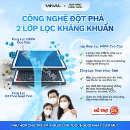 Lọc Gió Điều Hòa Ô TÔ Vios, IInnov, Altis, Raize, Fortuner, Corolla Cross VINAL Cao Cấp Lọc Bụi Mịn, khử mùi 5