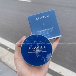 [TOP CUSHION CHE PHỦ] Phấn Nước Klavuu Blue Pearlsation High Coverage Marine Collagen Aqua Cushion SPF50+/PA+++ 2