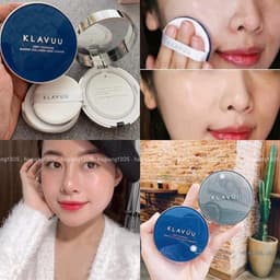 [TOP CUSHION CHE PHỦ] Phấn Nước Klavuu Blue Pearlsation High Coverage Marine Collagen Aqua Cushion SPF50+/PA+++ 4