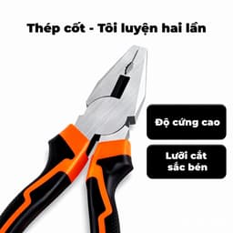 Kìm cắt sắt siêu khỏe cắt đứt mọi loại thép,Kìm cắt thép cao cấp, Kềm điện đa năng bấm 6inch 8