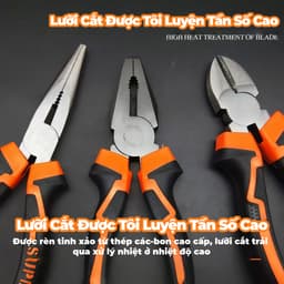 Kìm cắt sắt siêu khỏe cắt đứt mọi loại thép,Kìm cắt thép cao cấp, Kềm điện đa năng bấm 6inch 6