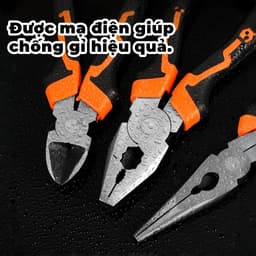 Kìm cắt sắt siêu khỏe cắt đứt mọi loại thép,Kìm cắt thép cao cấp, Kềm điện đa năng bấm 6inch 5