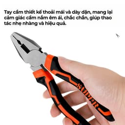 Kìm cắt sắt siêu khỏe cắt đứt mọi loại thép,Kìm cắt thép cao cấp, Kềm điện đa năng bấm 6inch 7