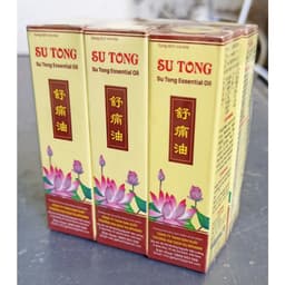 Lốc 6 chai dầu xoa bóp Su Tong 4.5ml và 10ml 1